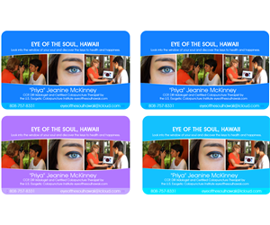 Diseño de Tarjeta de Presentación por Aaaron para Eye of The Soul, Hawaii | Diseño: #3075947