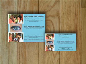 Business Card Design by Ink and Graphite for Eye of The Soul, Hawaii | Design #3086631