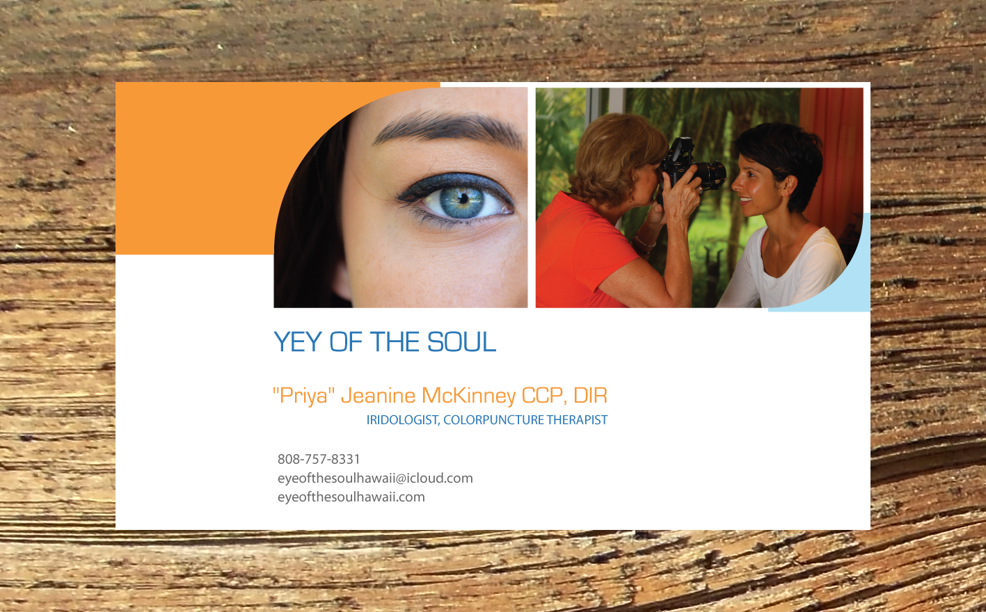 Business Card Design by abizimov for Eye of The Soul, Hawaii | Design #3082516