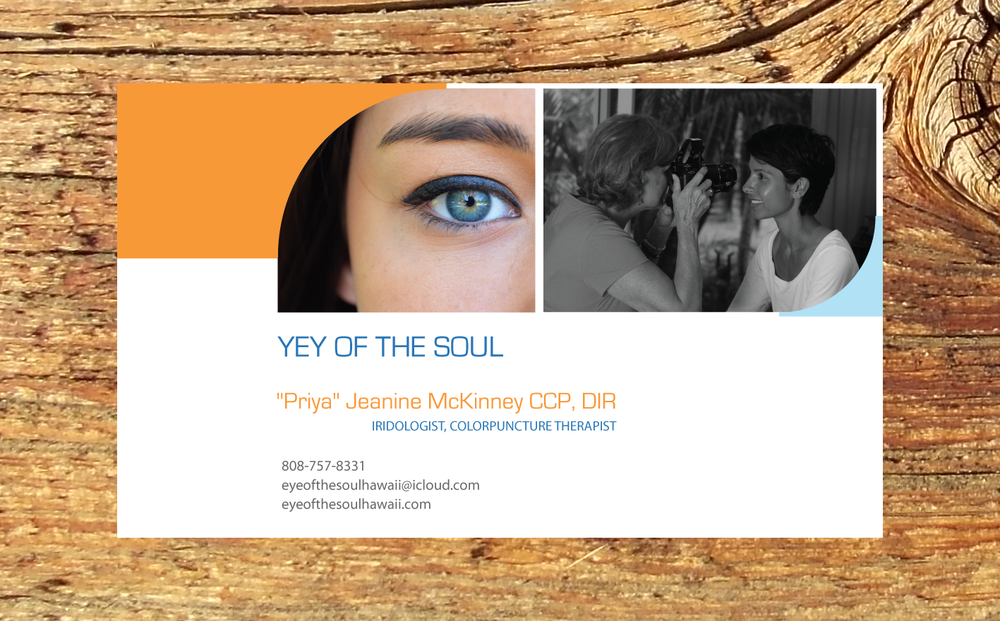 Business Card Design by abizimov for Eye of The Soul, Hawaii | Design #3082520