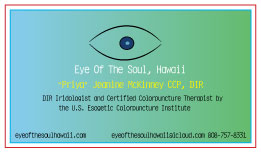Diseño de Tarjeta de Presentación por Anu para Eye of The Soul, Hawaii | Diseño: #3087745