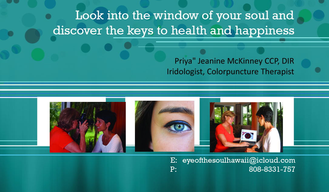 Business Card Design by Pia for Eye of The Soul, Hawaii | Design #3087401