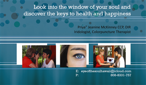 Diseño de Tarjeta de Presentación por Pia para Eye of The Soul, Hawaii | Diseño: #3087401
