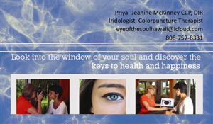 Visitenkarten-Design von Pia für Eye of The Soul, Hawaii | Design: #3095803