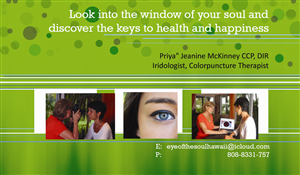 Visitenkarten-Design von Pia für Eye of The Soul, Hawaii | Design: #3099552