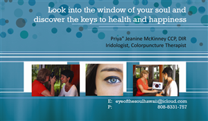 Visitenkarten-Design von Pia für Eye of The Soul, Hawaii | Design: #3099619