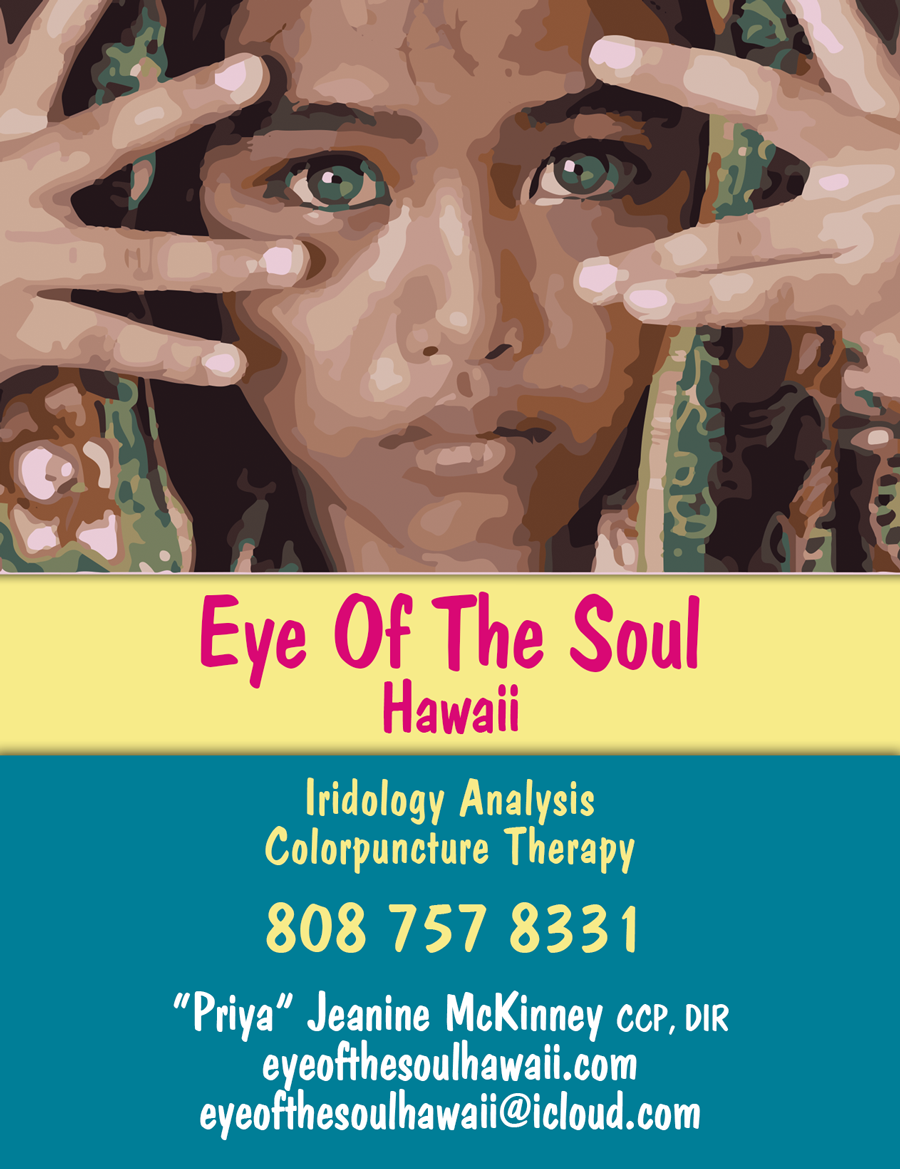 Diseño de Tarjeta de Presentación por HexSeven Designs para Eye of The Soul, Hawaii | Diseño #3102496