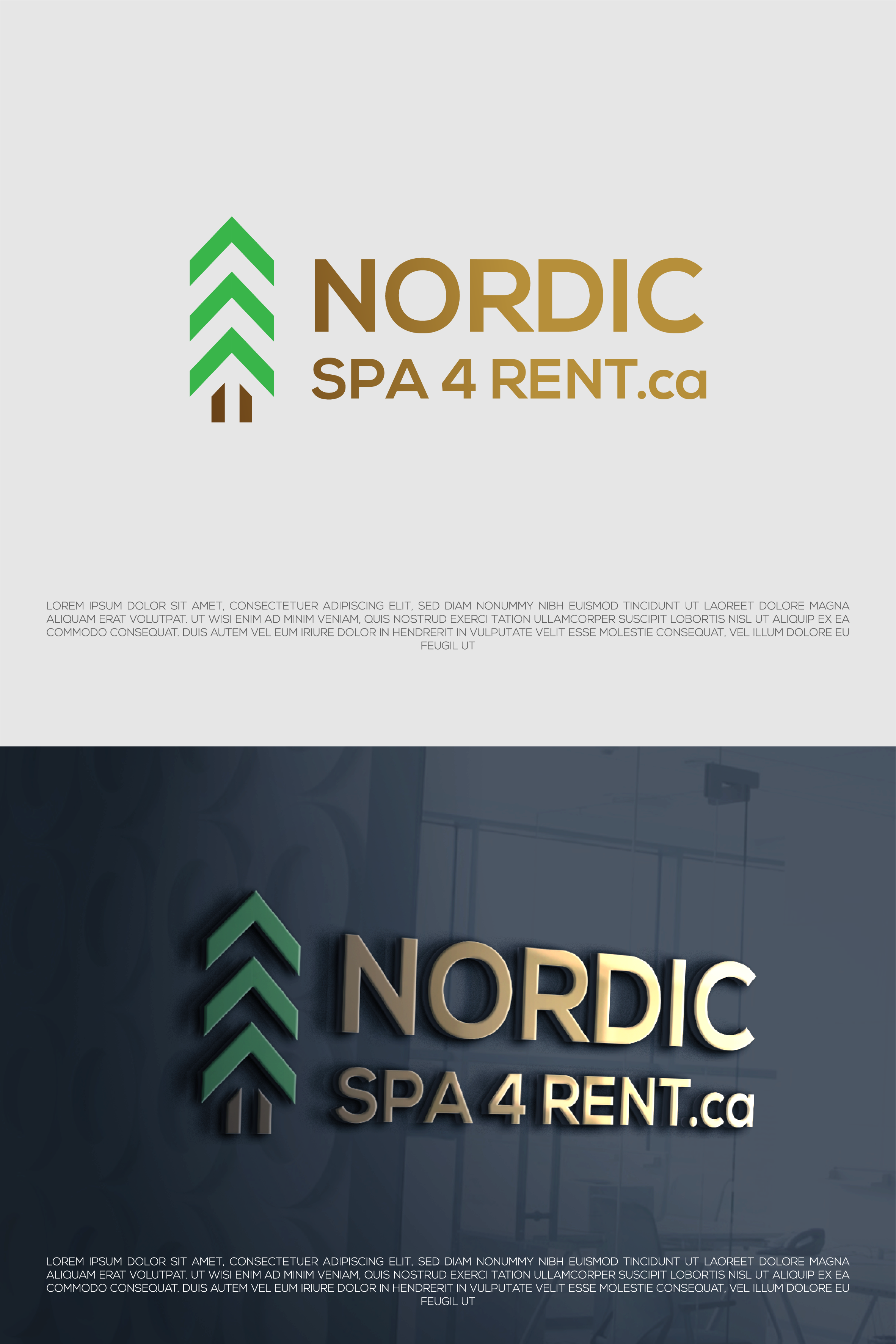 Logo Design by Walker Designer 2 for Nordic Spa 4 Rent | Design #27888248