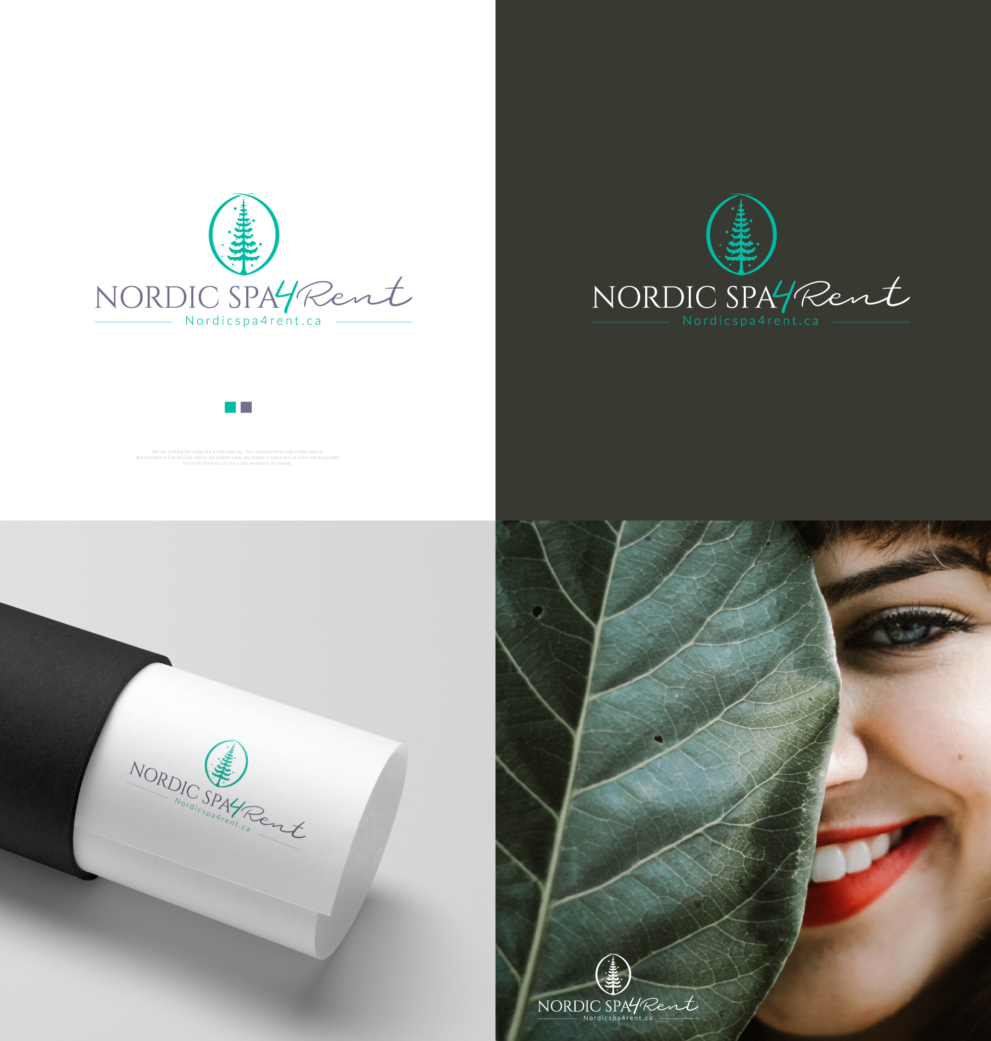 Logo Design by UMBRA Designs for Nordic Spa 4 Rent | Design #27886186