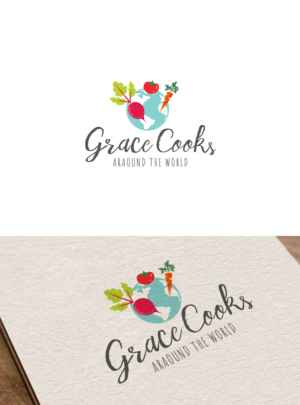 Grace Cooks Around The World | Logo Design by Nalanr cvn