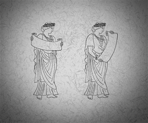 Greek Muse Illustration | Illustration Design by jd_teedesigns