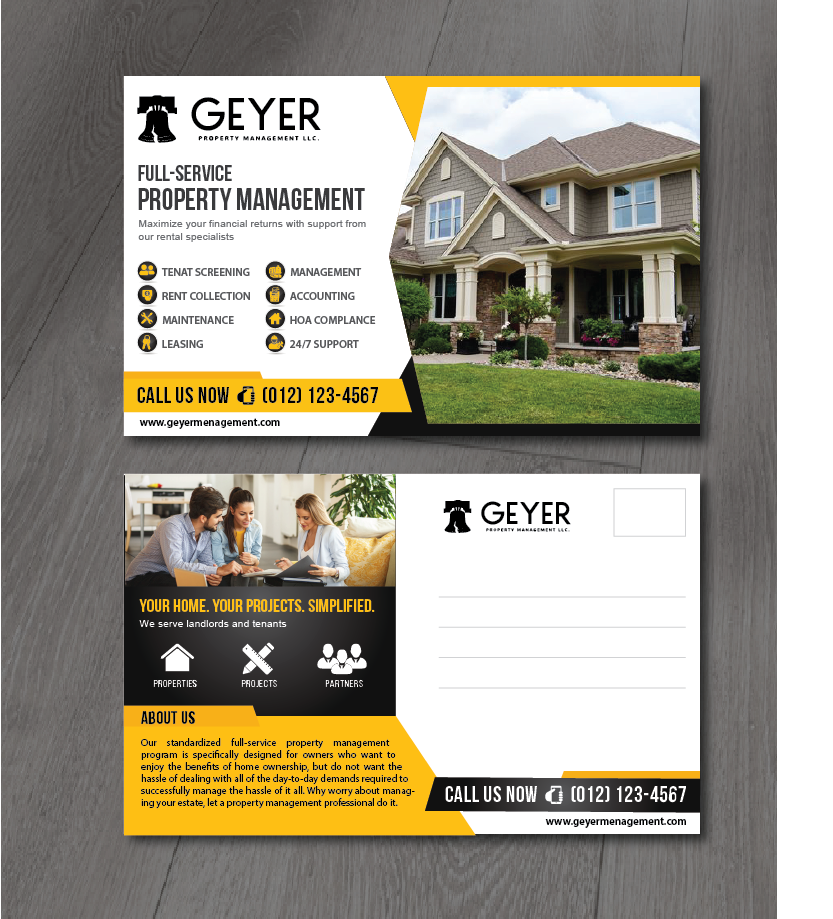 Postcard Design by alex989 for this project | Design #27891162
