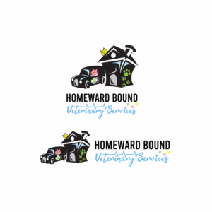 Diseño de Logo por ciolena para Homeward Bound Mobile Veterinary Services | Diseño: #27891854