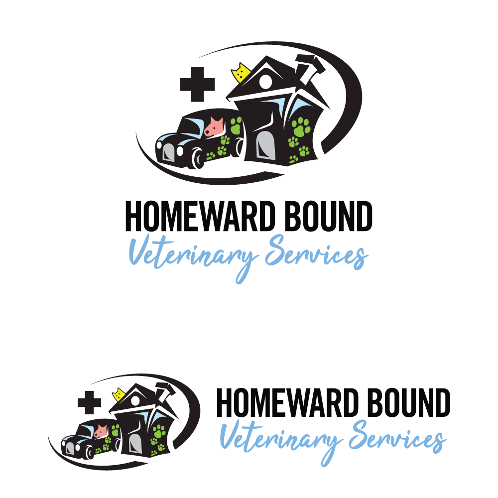 Diseño de Logo por H4R5Z para Homeward Bound Mobile Veterinary Services | Diseño #27890303