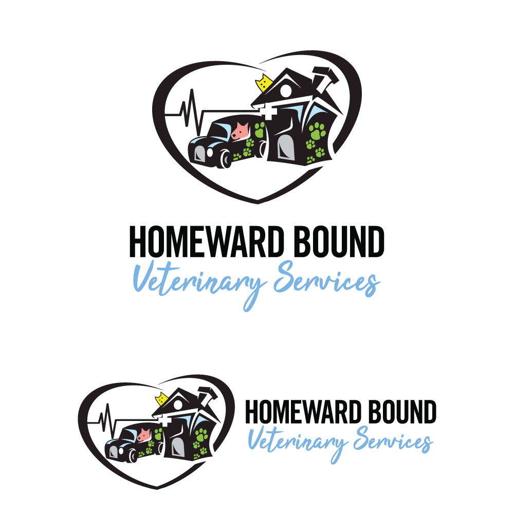 Diseño de Logo por H4R5Z para Homeward Bound Mobile Veterinary Services | Diseño #27890671