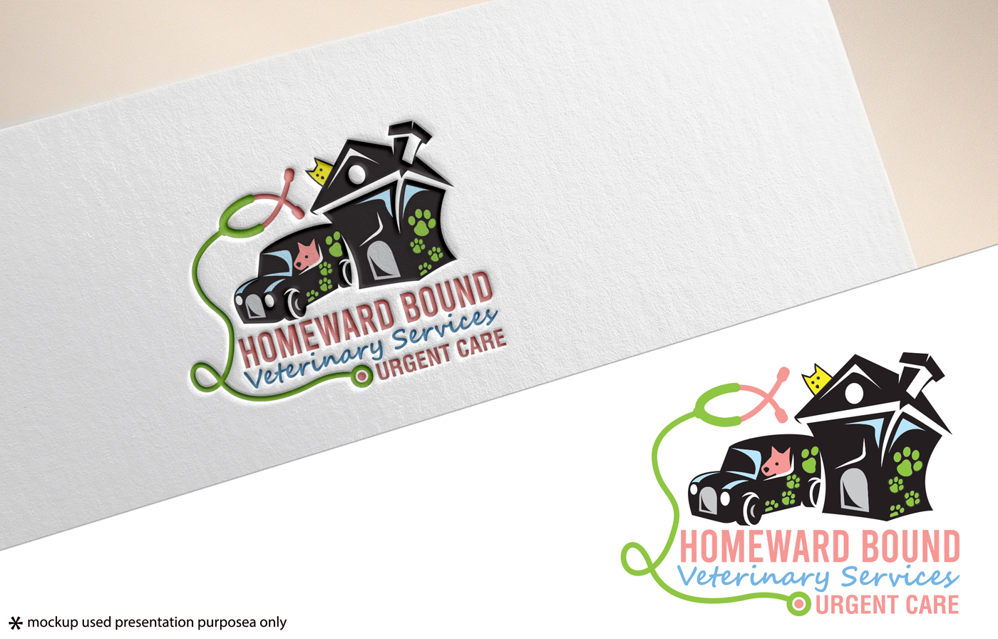Diseño de Logo por Rubia@ para Homeward Bound Mobile Veterinary Services | Diseño #27892103