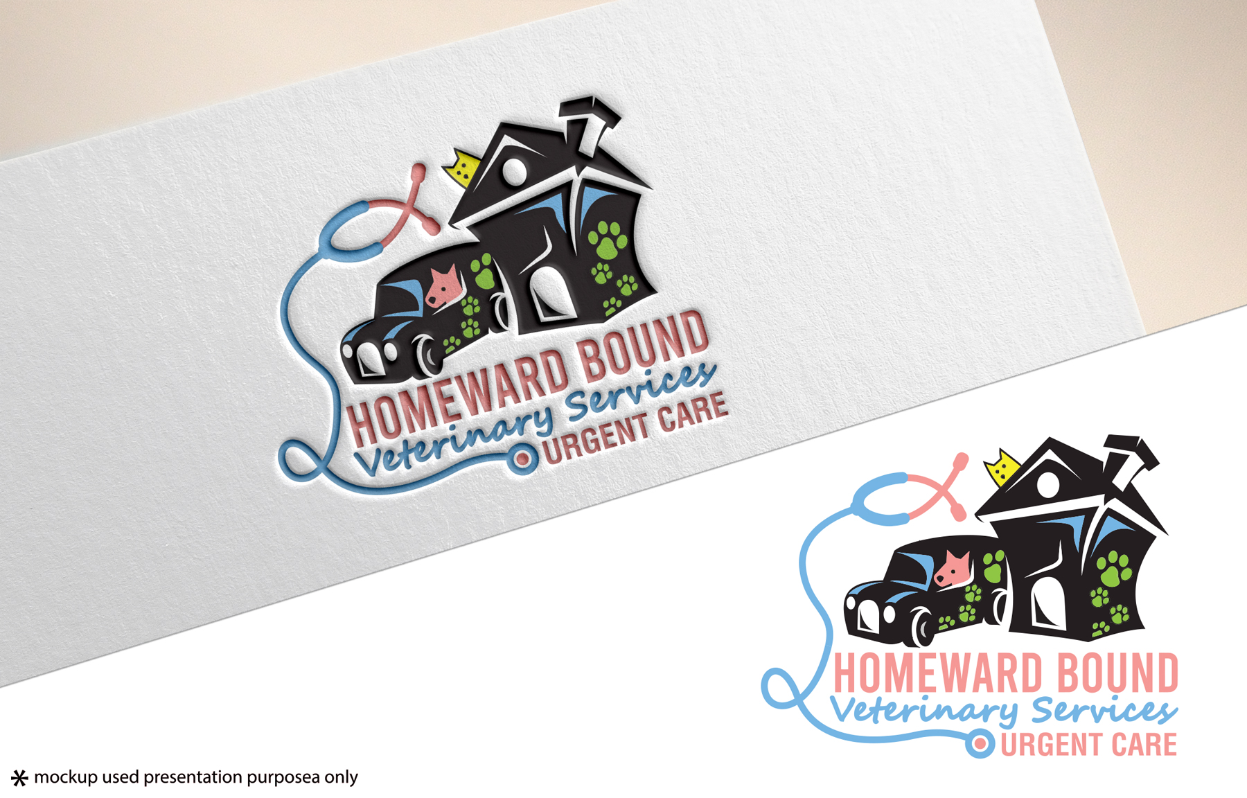 Diseño de Logo por Rubia@ para Homeward Bound Mobile Veterinary Services | Diseño #27894323