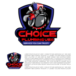 Logo Design by Walker Designer 2 for Choice plumbing usa | Design: #27892085