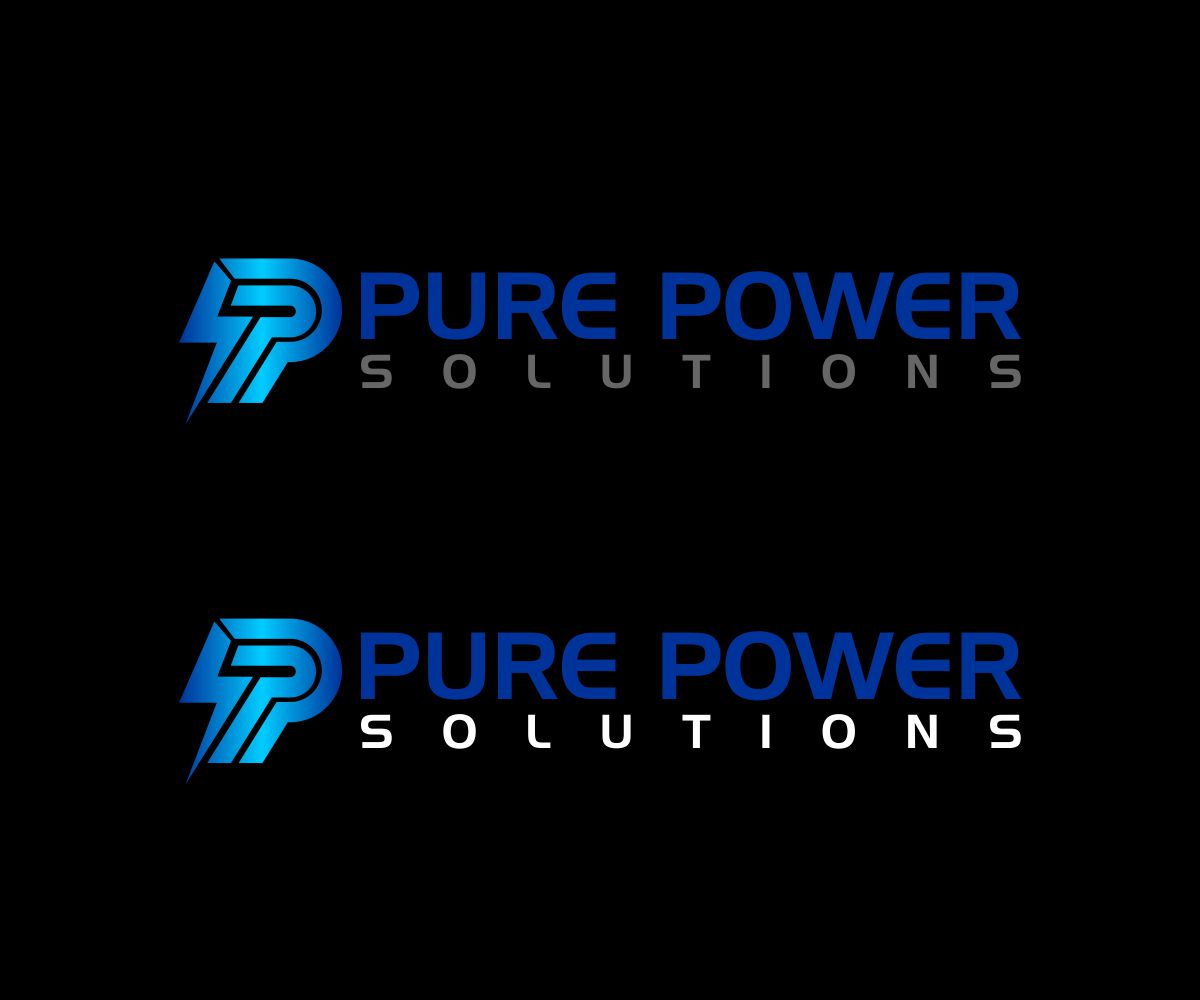 Logo Design by Thati Designs for Pure Power Solutions Ltd | Design #27906733