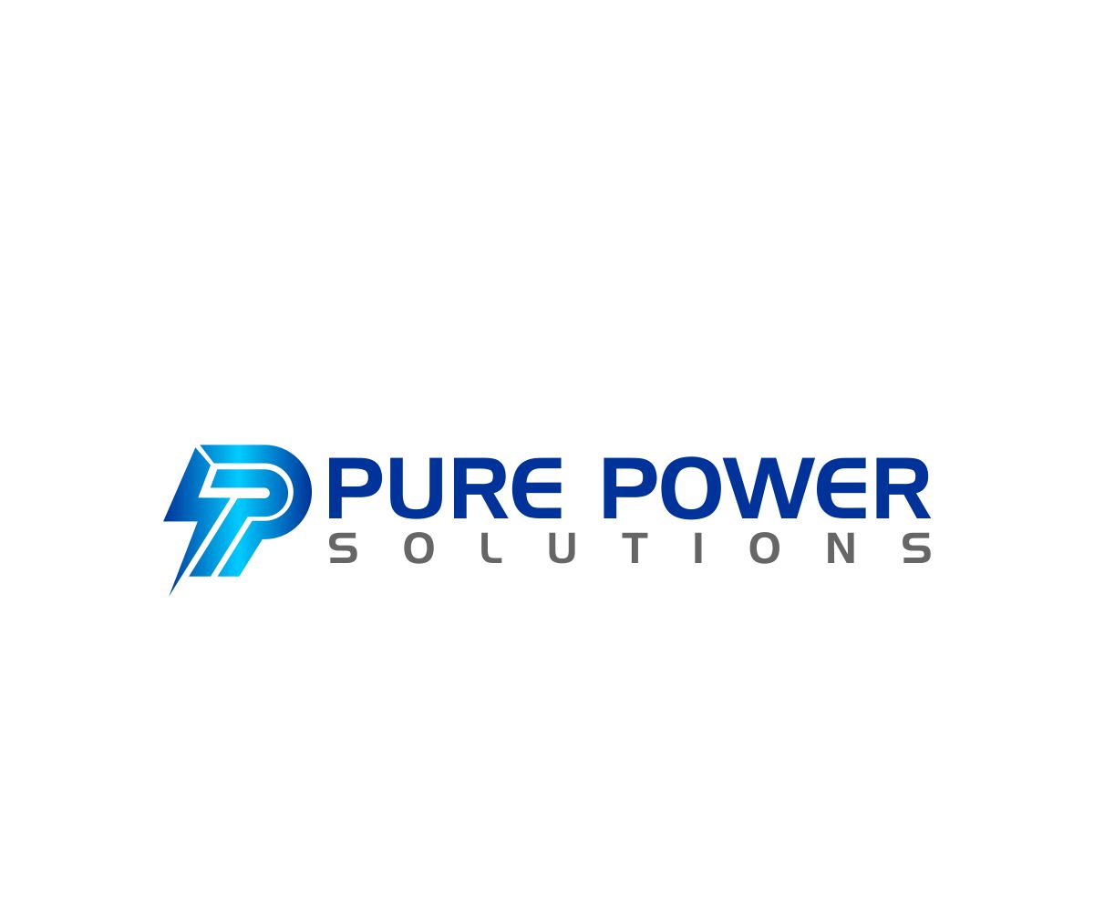 Logo Design by Thati Designs for Pure Power Solutions Ltd | Design #27906734