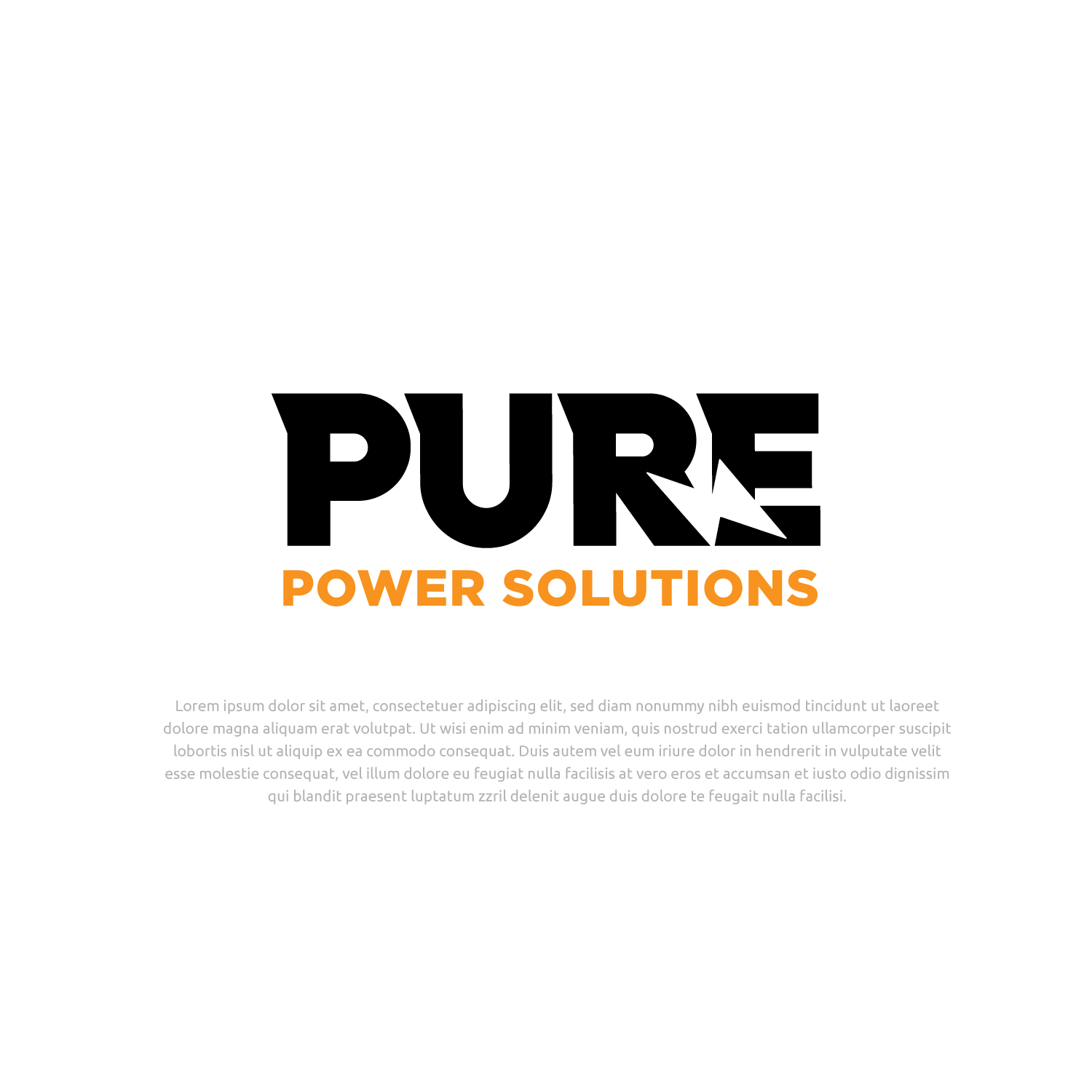 Logo Design by Abdul 20 for Pure Power Solutions Ltd | Design #27895884
