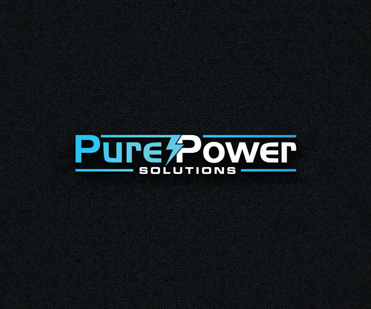 Logo Design by step forward 2 for Pure Power Solutions Ltd | Design #27906101