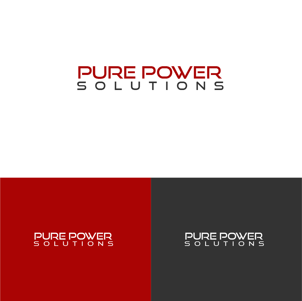 Logo Design by AlphabetZero.com for Pure Power Solutions Ltd | Design #27907251