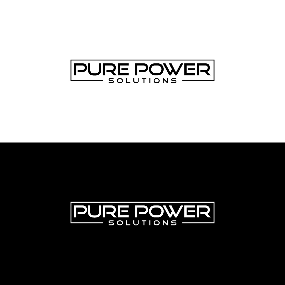 Logo Design by AlphabetZero.co.uk for Pure Power Solutions Ltd | Design #27907253