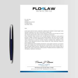 Letterhead Design by Designers Hub for Florencio J Moreno IV | Design: #27898652