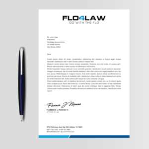 Letterhead Design by Designers Hub for Florencio J Moreno IV | Design: #27898725