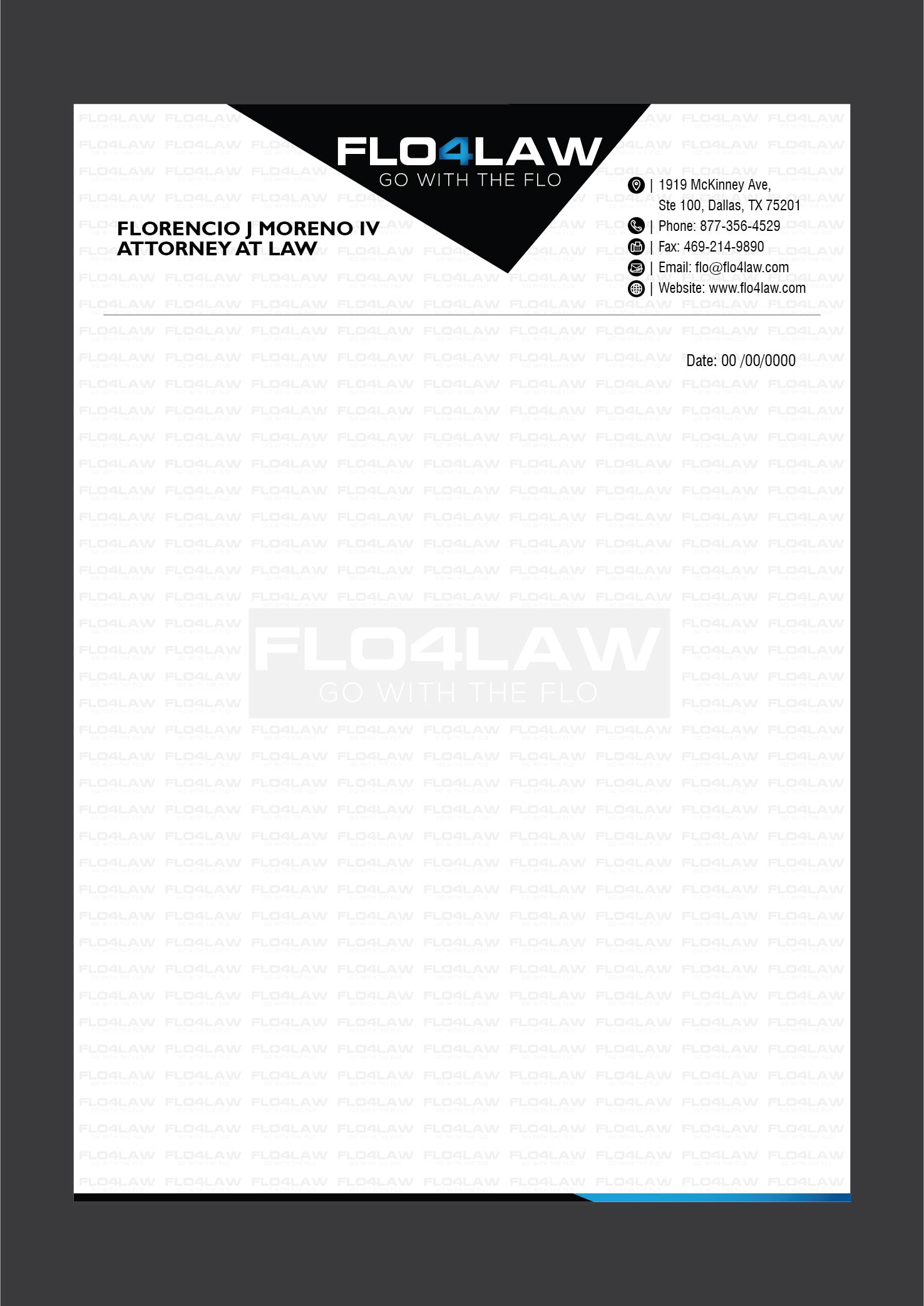 Letterhead Design by yugcreativeart for Florencio J Moreno IV | Design #27934725