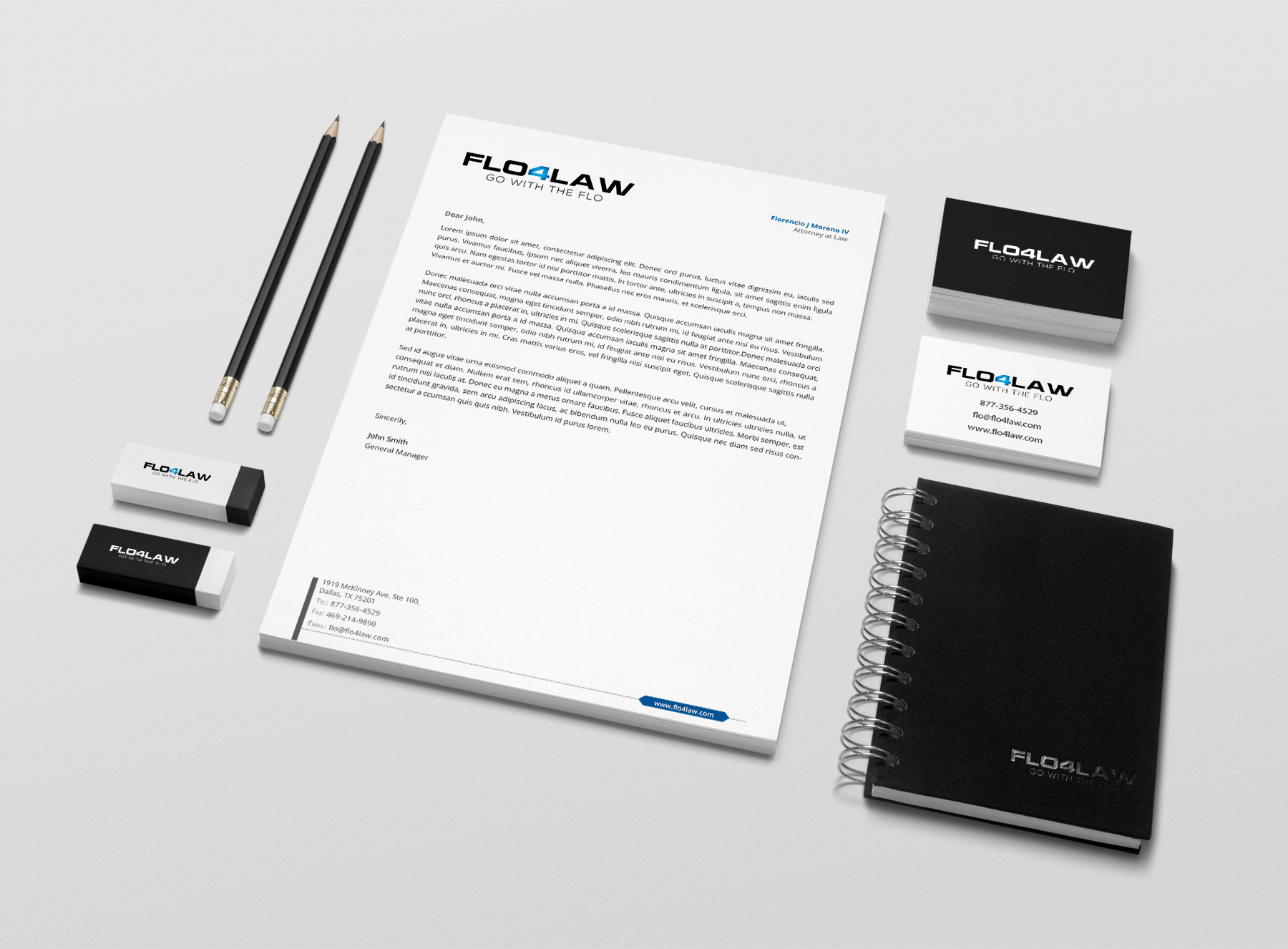 Letterhead Design by ubaidomar for Florencio J Moreno IV | Design #27902857