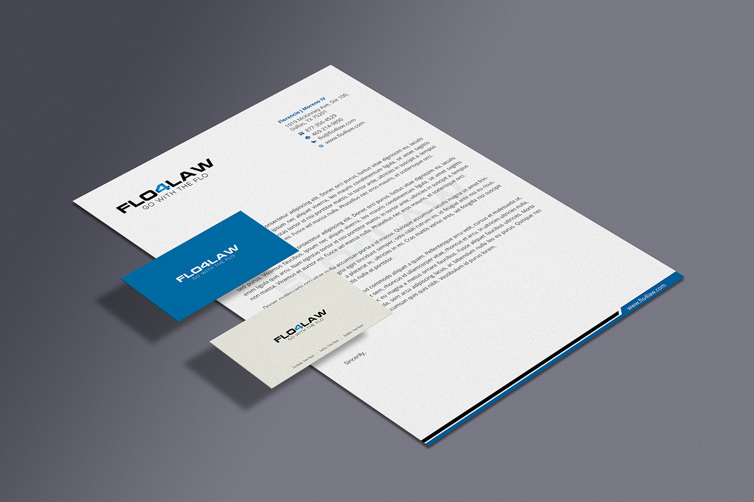 Letterhead Design by ubaidomar for Florencio J Moreno IV | Design #27906236