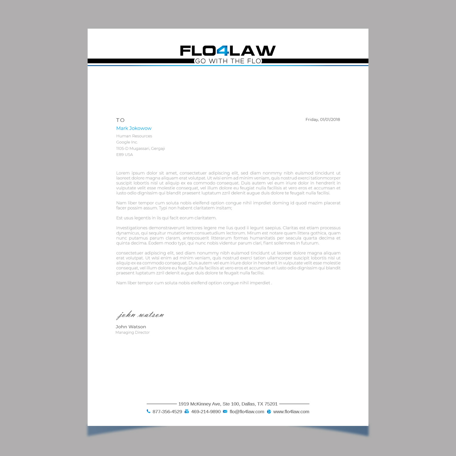 Diseño de Membrete por LAXMI DESIGNHUB para Florencio J Moreno IV | Diseño #27896234