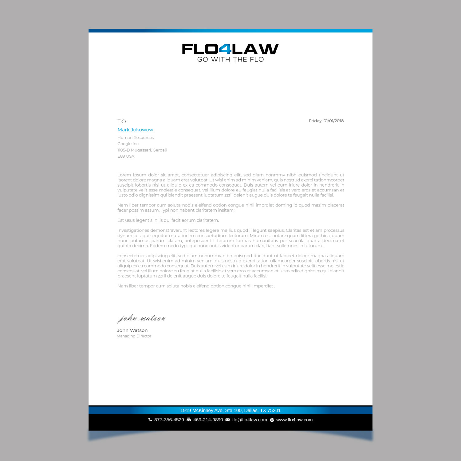 Diseño de Membrete por LAXMI DESIGNHUB para Florencio J Moreno IV | Diseño #27896235