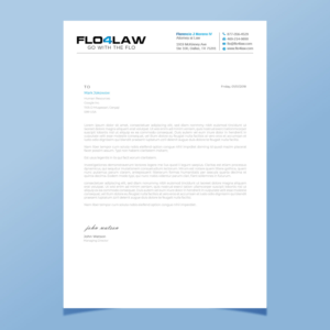 Letterhead Design by LAXMI DESIGNHUB for Florencio J Moreno IV | Design: #27896238