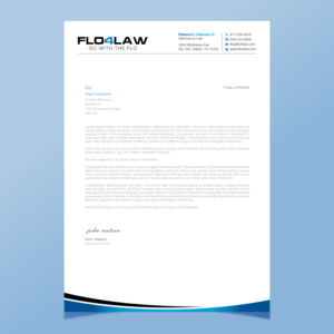 Letterhead Design by LAXMI DESIGNHUB for Florencio J Moreno IV | Design: #27896239