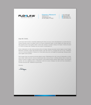 Letterhead Design by chandrayaan.creative for Florencio J Moreno IV | Design: #27895723