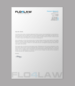 Letterhead Design by chandrayaan.creative for Florencio J Moreno IV | Design: #27895728