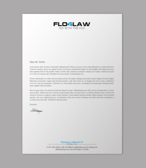 Letterhead Design by chandrayaan.creative for Florencio J Moreno IV | Design: #27895730