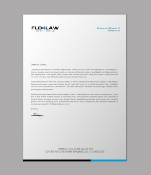 Letterhead Design by chandrayaan.creative for Florencio J Moreno IV | Design: #27897298