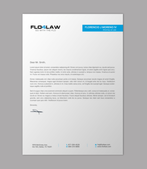 Letterhead Design by chandrayaan.creative for Florencio J Moreno IV | Design: #27897418