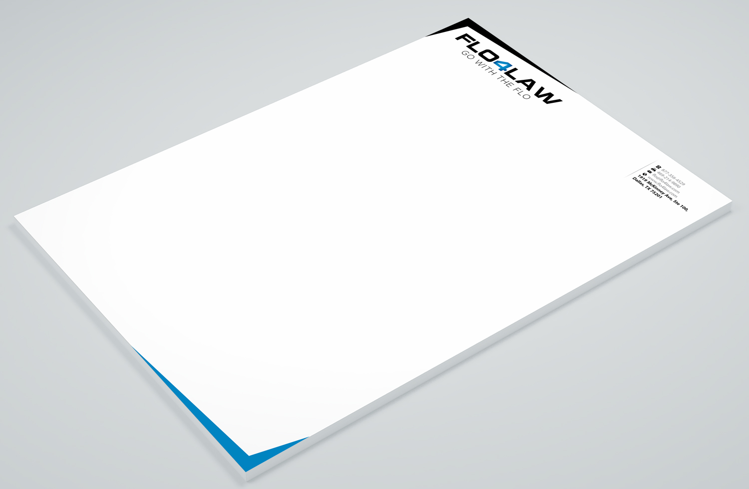 Letterhead Design by Petter Goms for Florencio J Moreno IV | Design #27893955