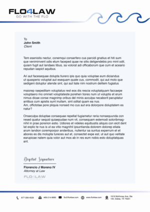 Letterhead Design by rachael.meek for Florencio J Moreno IV | Design: #27895625