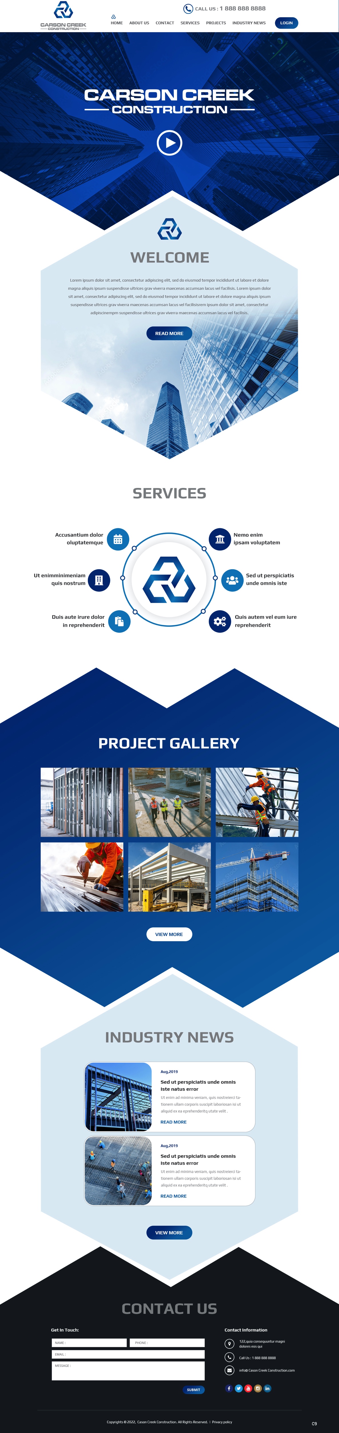 Diseño Web por pb para Carson Creek Construction | Diseño #27904185
