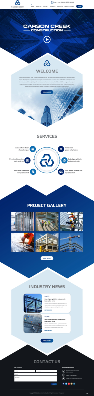 Diseño Web por pb para Carson Creek Construction | Diseño: #27904185