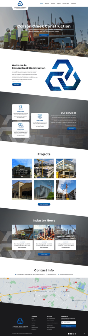 Diseño Web por pb para Carson Creek Construction | Diseño: #27909988