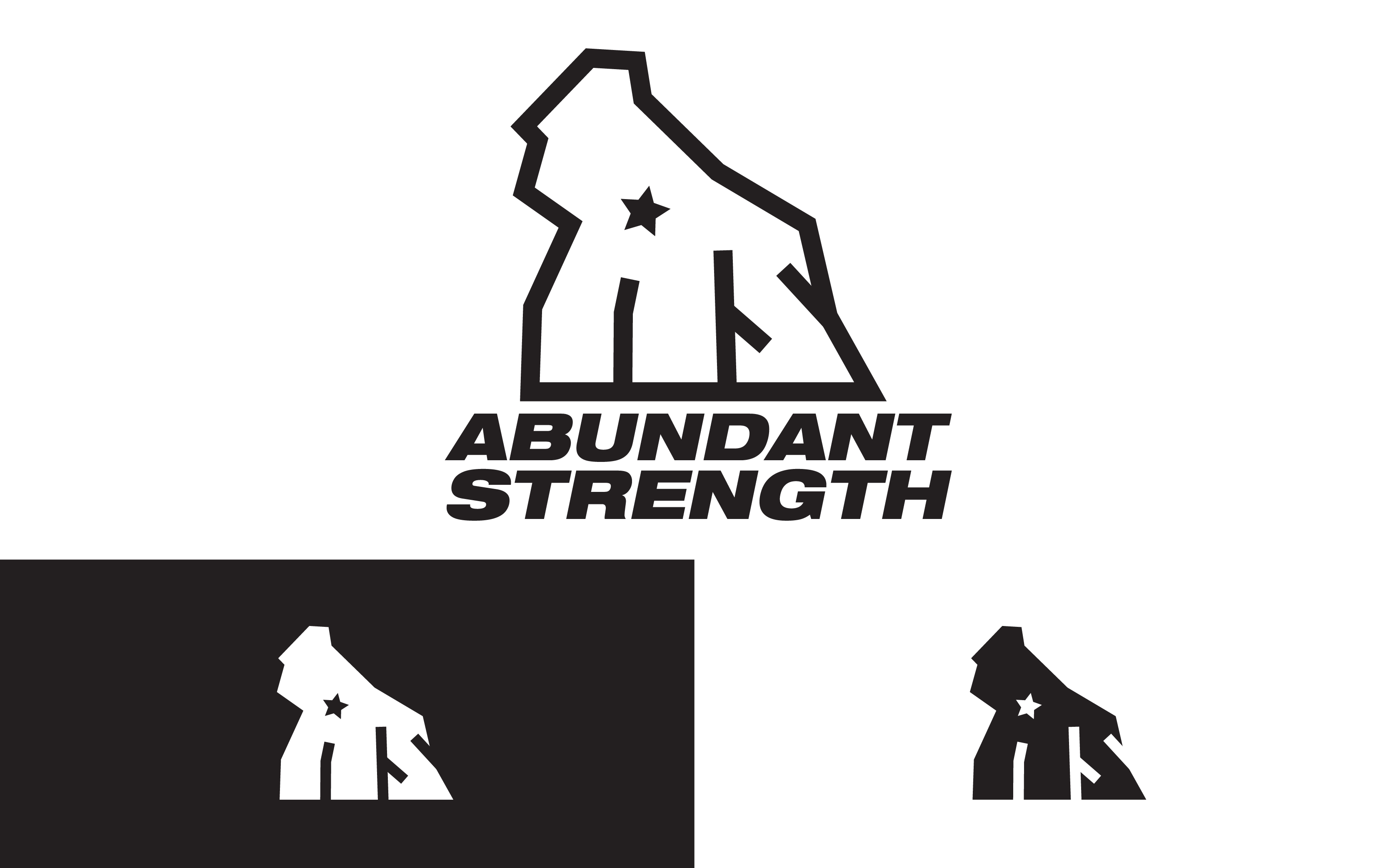Logo Design by SeeYouOnline for Abundant Strength training apparel | Design #27894239