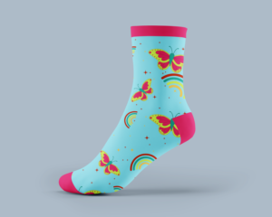 Running Socks that make you happy before you have even started running! | Bekleidung-Design von FARAJ ART