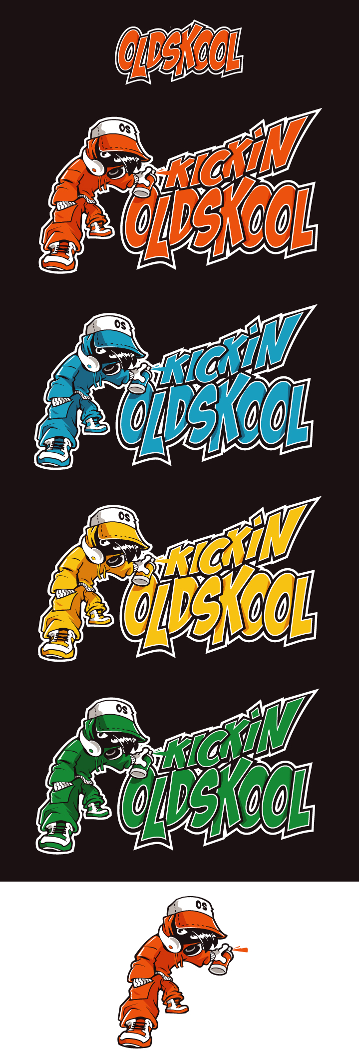 Character Design by Suprakash 3 for Kickin Oldskool | Design #27915638